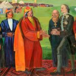 Очир Кикеев Встреча Петра I с калмыцким ханом Аюкой